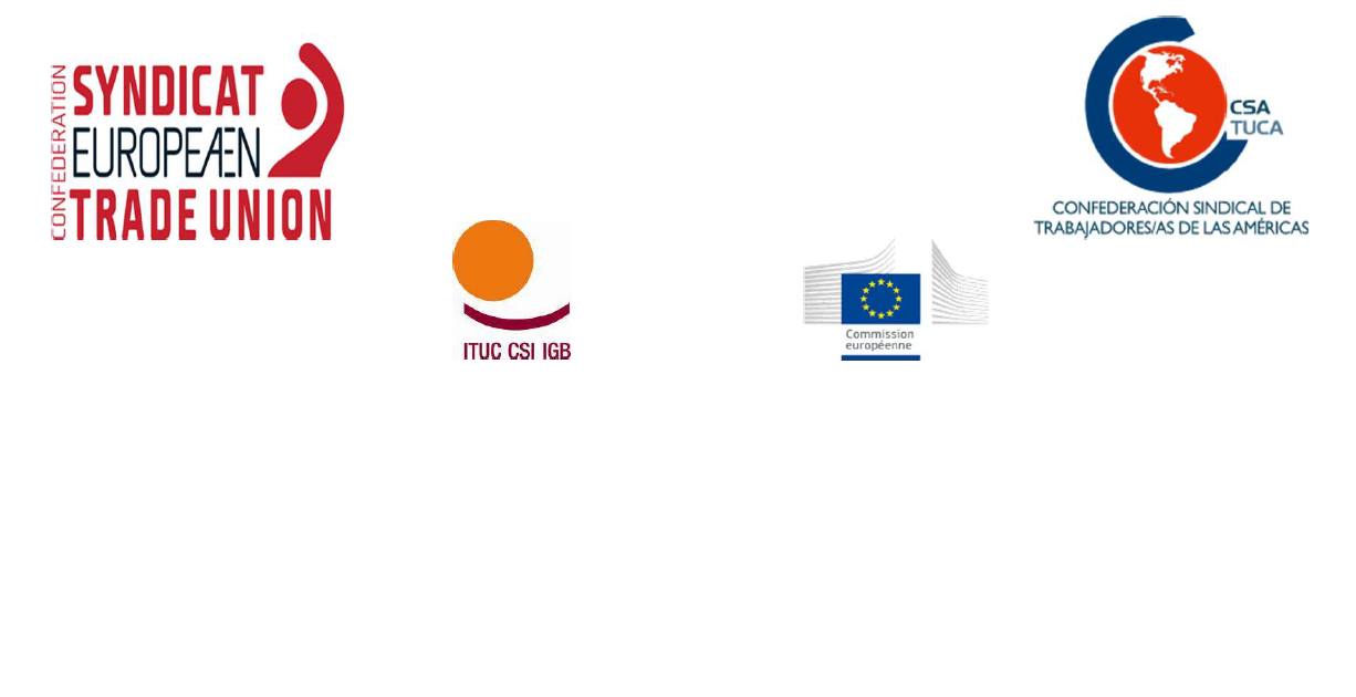 8vo Encuentro Sindical Union Europea, America Latina y Caribe 8vo Encuentro Sindical Union Europea, America Latina y Caribe