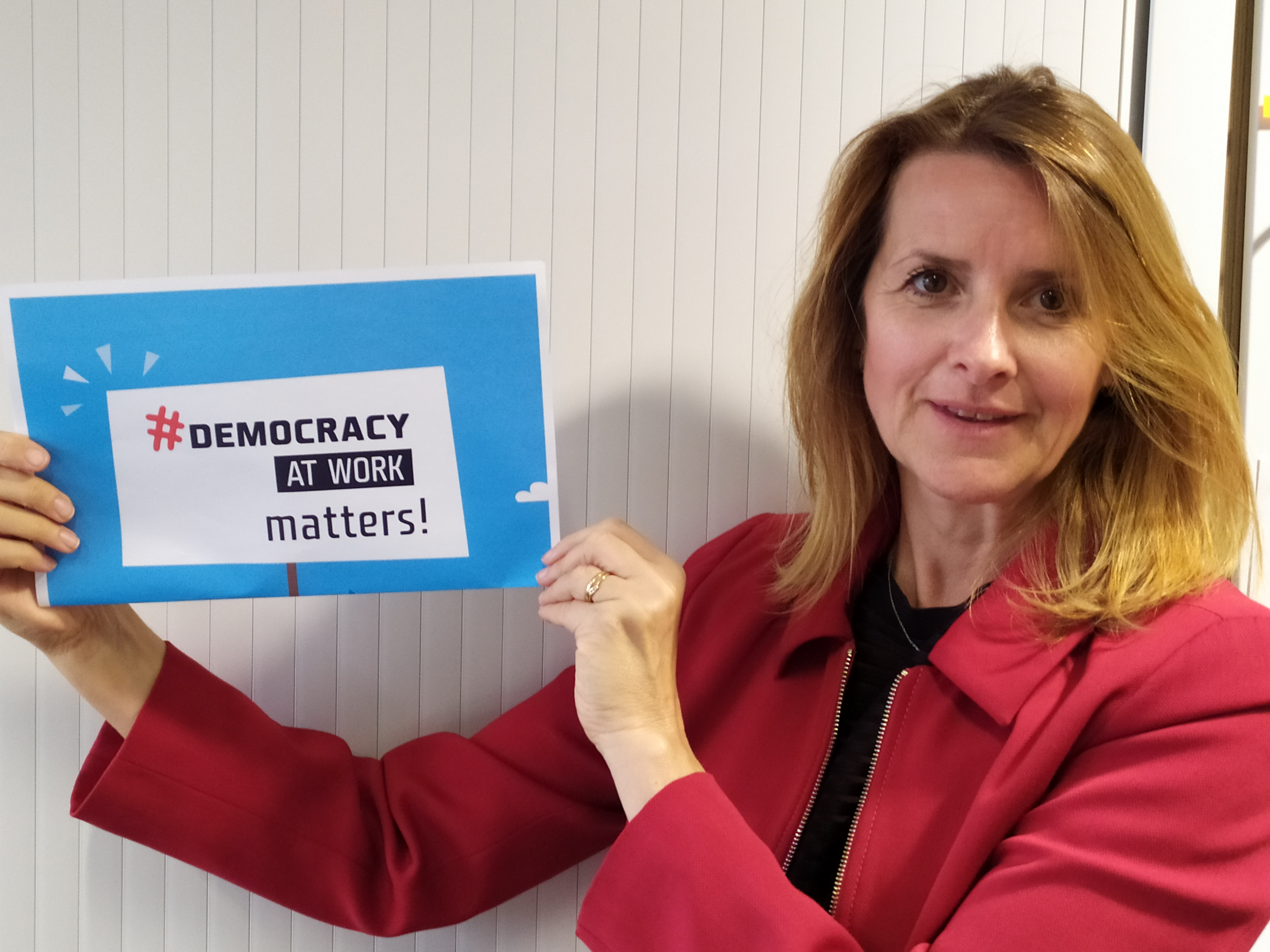 ETUC Isabelle Schomann call for more democracy at work