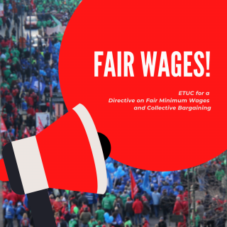 ETUC fighting for fair wages