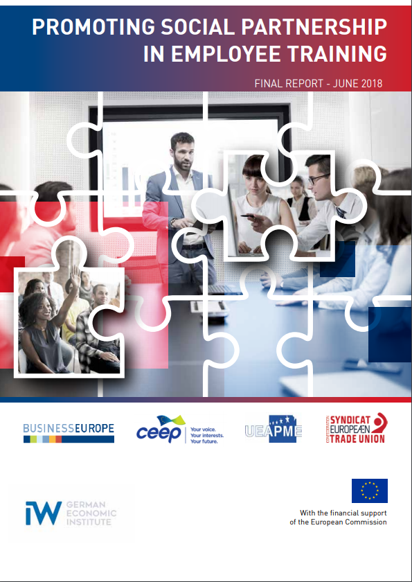 Promoting Social Partnership in Employee Training - Recommendations and Report (ETUC, BusinessEurope, CEEP, UEAPME)