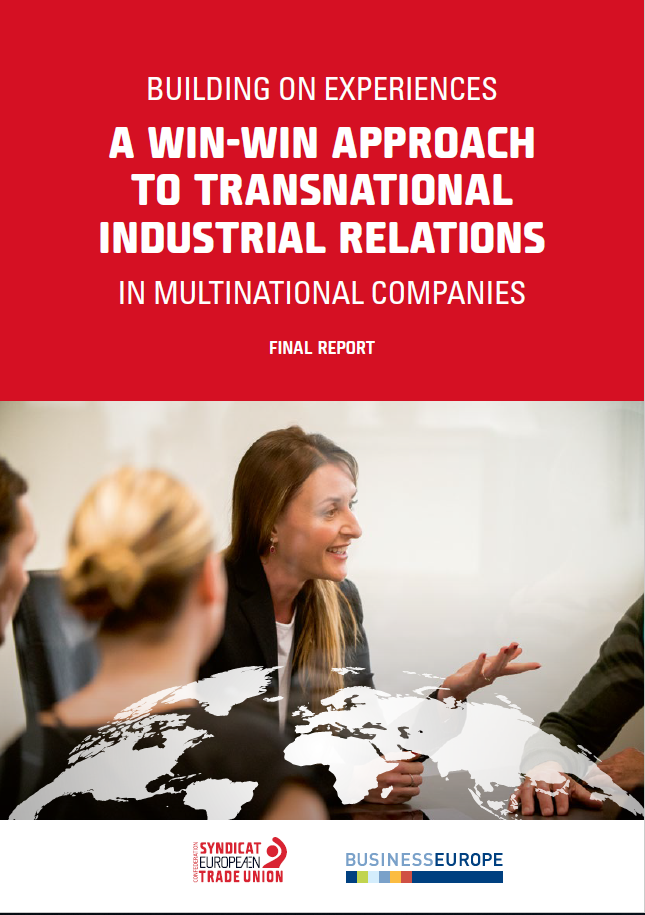 Building on experience-A win-win approach to transnational industrial relations in multinational companies