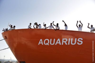 Saved at sea by Acquarius