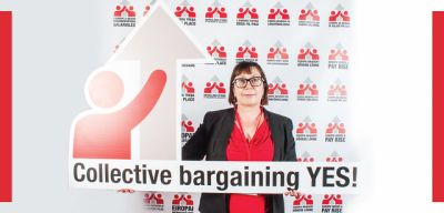 Trade union rights are human rights - collective bargaining/yes 