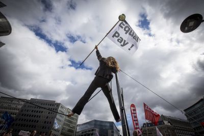 Equal Pay protest