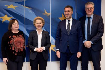 ETUC leaders meet with European Commission President Ursula von der Leyen 