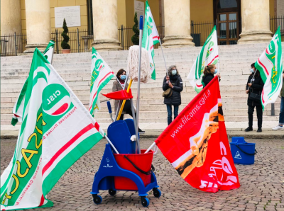 Cleaners strike