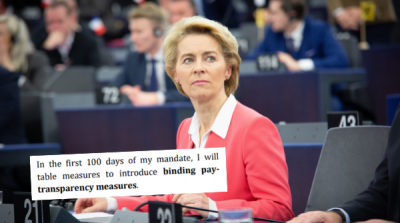 von der leyen pay transparency