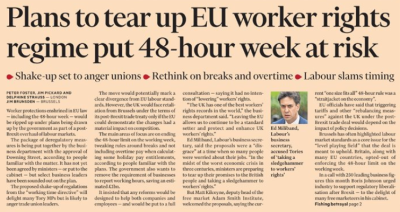 Financial Times front page 15/01/2021