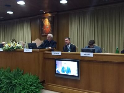Luca Visentini at Vatican Conference