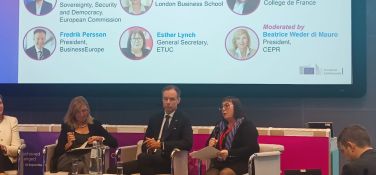 Esther Lynch speaking at high level conference “One Year After the Draghi Report”