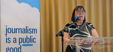 Esther Lynch speaking at EFJ congress on 2 June 2025
