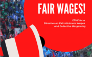 ETUC fighting for fair wages 