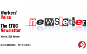 Lettre d'information en couverture