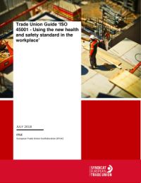 Cover page ETUC Guide on ISO 45001